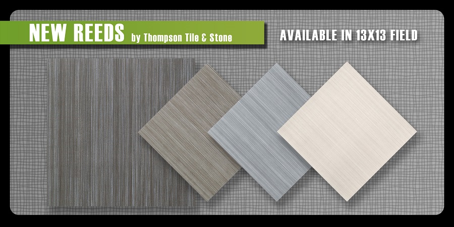 New Reed ceramic tile linear design thompson tile and stone Olympia tile
