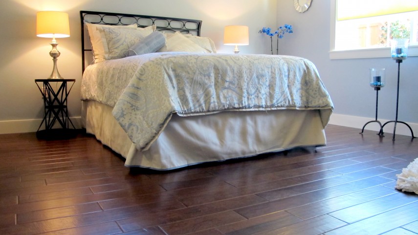 Anderson Hardwood Shaw Industries 5" handscraped forged bronze engineered flooring